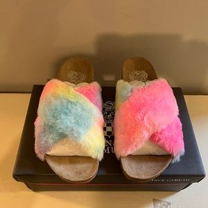 Vince Camuto Mayberla Faux Fur Slide Sandal